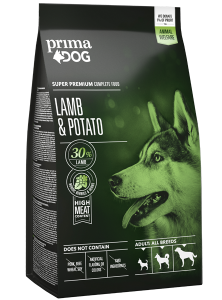 Wheat-free dry dog food Lamb and Potato PrimaDog