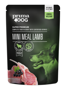 PrimaDog Mini Meal Lammkött i sås hundmat